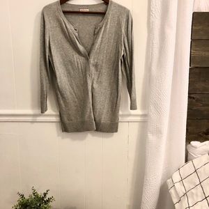 Grey Cardigan 3/4 sleeve
